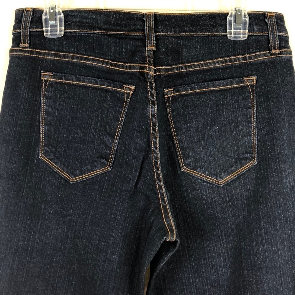 Bnwt - NYDJ 733 Cropped Jeans Blue Side Leg Zipper - Picture 7 of 8